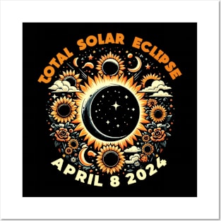 Total solar eclipse Posters and Art